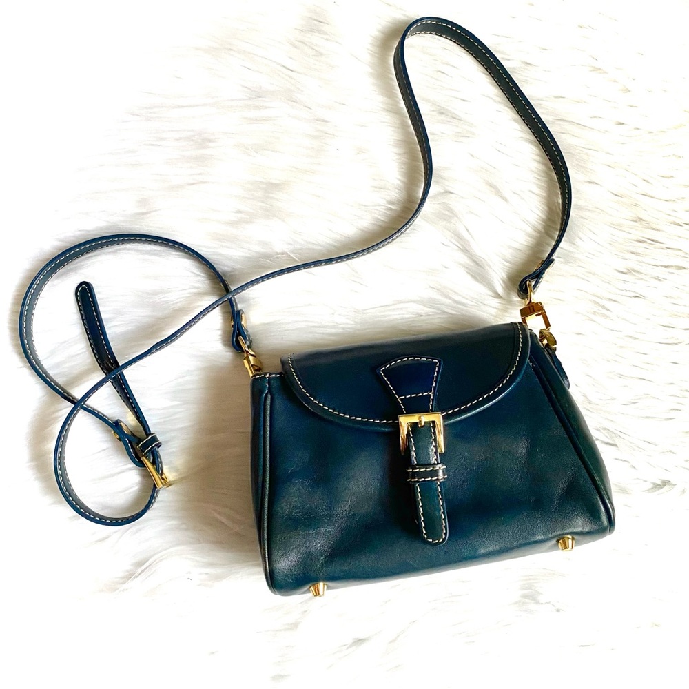 Monsac Small Buckle Bag Vintage Dark Blue